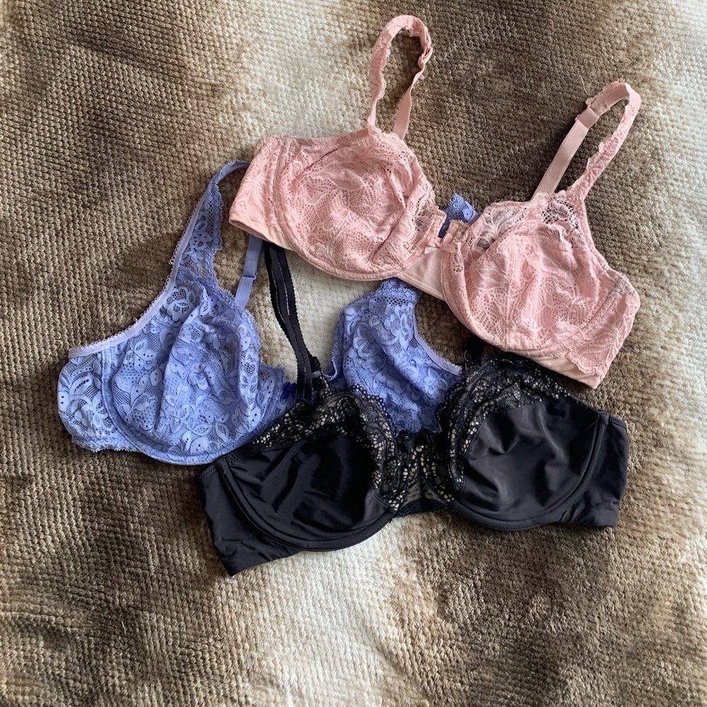 🖤💙💕 Bra Trio 💕💙🖤